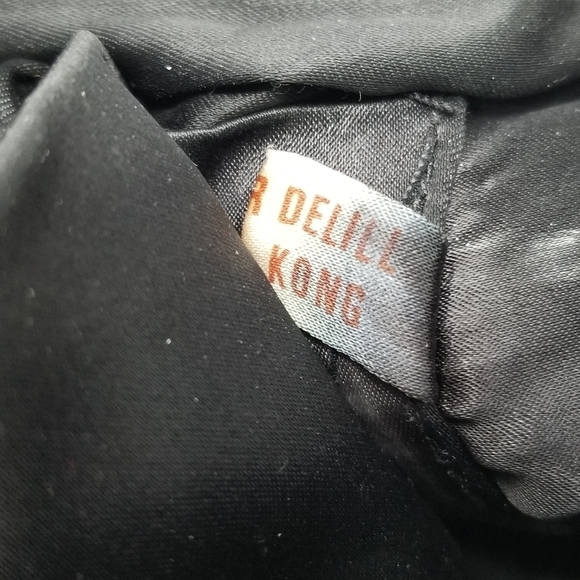 Delill Metal Mesh Crossbody Bag Vintage 80s Color block Stripes Silver Bronze - Picture 8 of 10